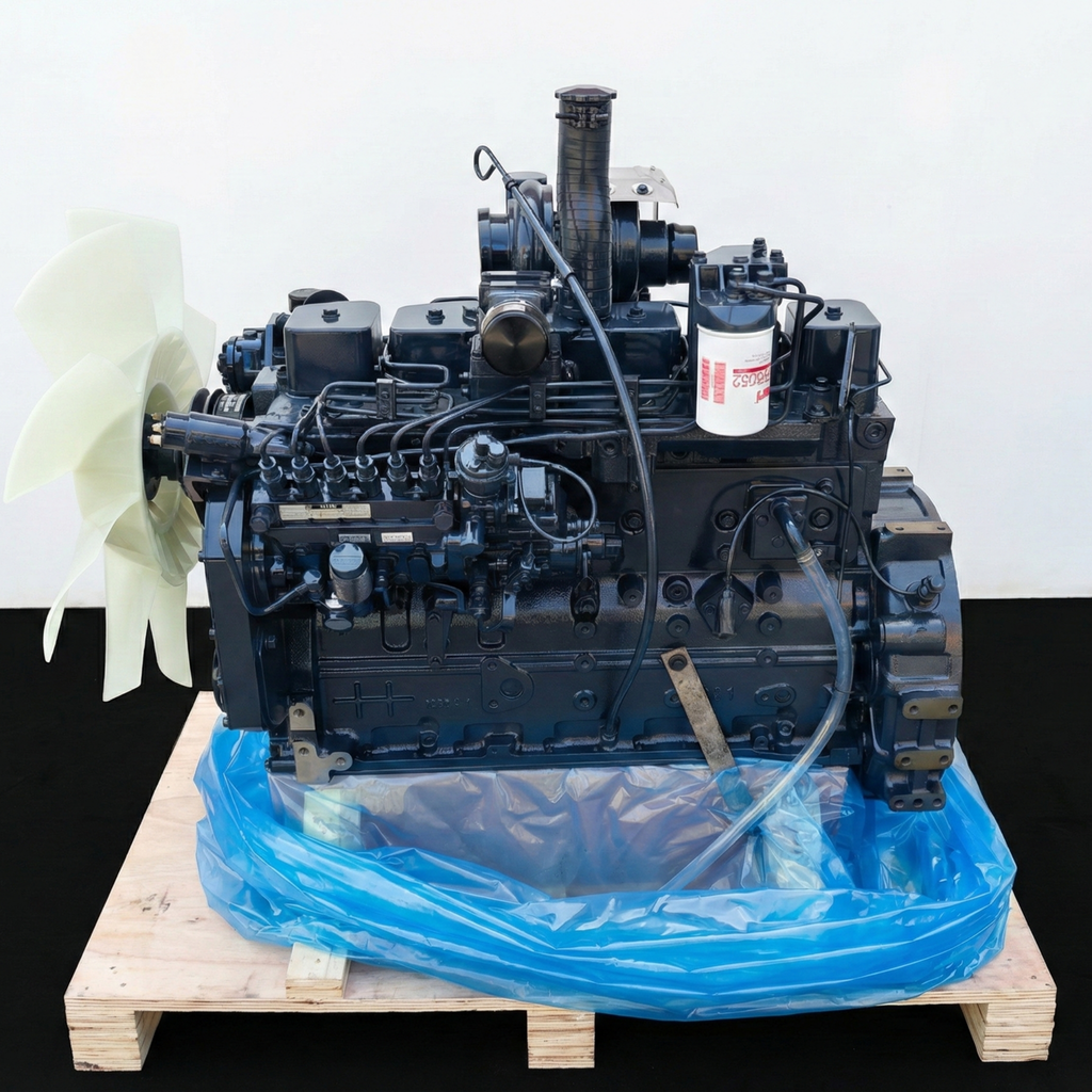 Komatsu S6D108-1 Engine Assembly - Remanufactured